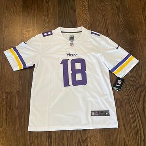 brand new Justin Jefferson Vikings jersey with tags